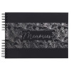 photo-Album photo Titane noir à spirales – 150 photos 10 x 15 cm
