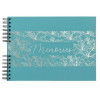 photo-Album photo Titane turquoise à spirales – 150 photos 10 x 15 cm