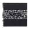 photo-Album photo Titane noir à spirales – 360 photos 10 x 15 cm