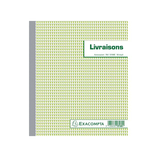 photo-Manifold bons de livraison Exacompta dupli – 50 feuillets – 21 × 18 cm