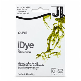 photo-Teinture textile en sachet soluble iDye Natural – Vert olive 426 – 14 g – Jacquard