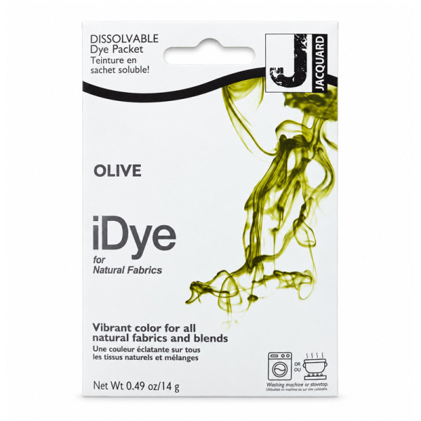 photo-Teinture textile en sachet soluble iDye Natural – Vert olive 426 – 14 g – Jacquard