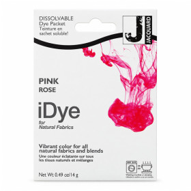 photo-Teinture textile en sachet soluble iDye Natural – Rose 409 – 14 g – Jacquard