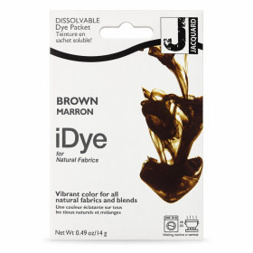 photo-Teinture textile en sachet soluble iDye Natural – Marron 427 – 14 g – Jacquard