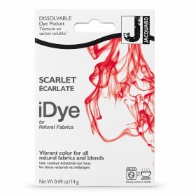 photo-Teinture textile en sachet soluble iDye Natural – Ecarlate 410 – 14 g – Jacquard