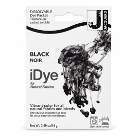 photo-Teinture textile en sachet soluble iDye Natural – Noir 431 – 14 g – Jacquard
