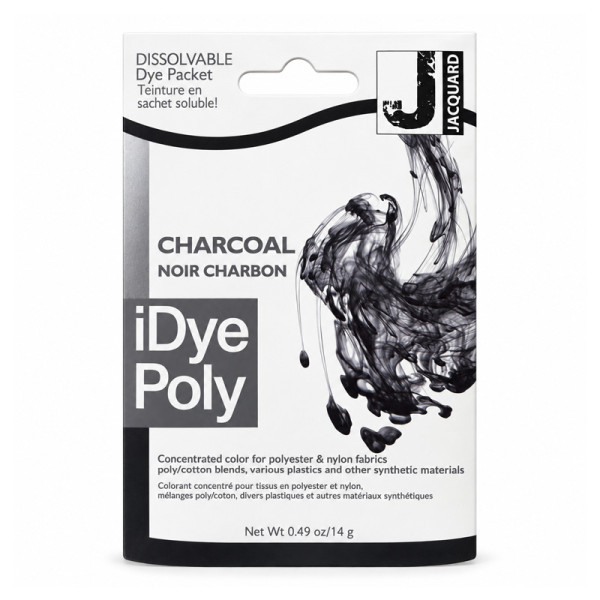photo-Teinture textile en sachet soluble iDye Poly – Noir charbon 454 – 14 g – Jacquard