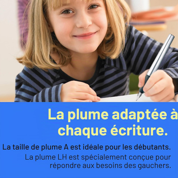 Stylo-plume LAMY nexx bleu – Plume A et grip ergonomique