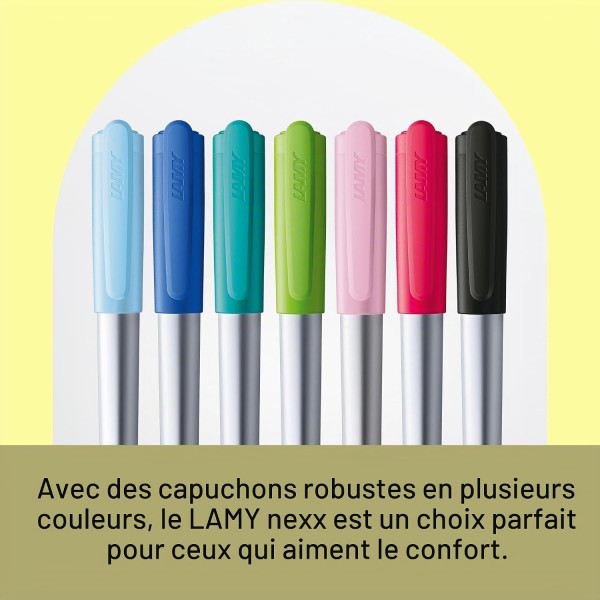 Stylo-plume LAMY nexx bleu – Plume A et grip ergonomique