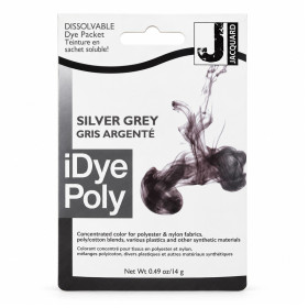 photo-Teinture textile en sachet soluble iDye Poly – Gris argenté 462 – 14 g – Jacquard