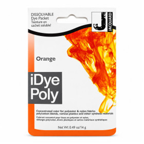 photo-Teinture textile en sachet soluble iDye Poly – Orange 448 – 14 g – Jacquard