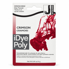 photo-Teinture textile en sachet soluble iDye Poly – Cramoisie 457 – 14 g – Jacquard