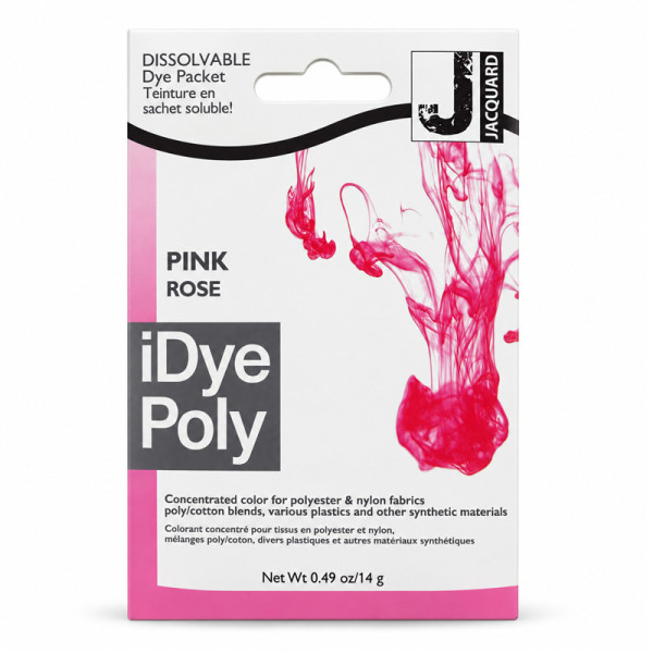 photo-Teinture textile en sachet soluble iDye Poly – Rose 456 – 14 g – Jacquard