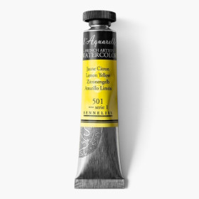 Aquarelle extra-fine Sennelier L’Aquarelle – Jaune citron n°501 – tube 21 ml