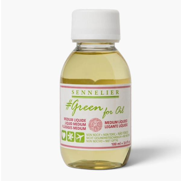 Médium liquide Green for Oil Sennelier – 100 ml
