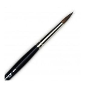 Pinceau aquarelle rond Raphaël 8383 n°4 en petit-gris pur