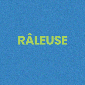 Chaussettes à paillettes bleues tuftées « Râleuse » – Pointure 36-42 – STC