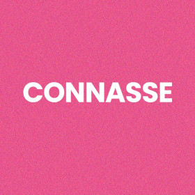 Chaussettes à paillettes roses tuftées « Connasse » – Pointure 36-42 – STC