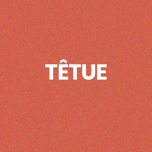 Chaussettes à paillettes orange tuftées « Têtue » – Pointure 36-42 – STC