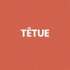 Chaussettes à paillettes orange tuftées « Têtue » – Pointure 36-42 – STC
