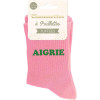 Chaussettes à paillettes roses tuftées « Aigrie » – Pointure 36-42 – STC