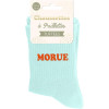 Chaussettes à paillettes bleues tuftées « Morue » – Pointure 36-42 – STC