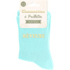 Chaussettes à paillettes bleues tuftées « Rêveuse » – Pointure 36-42 – STC