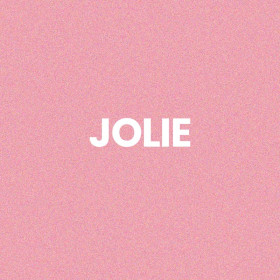 Chaussettes à paillettes roses tuftées « JOLIE » – Pointure 36-42 – STC