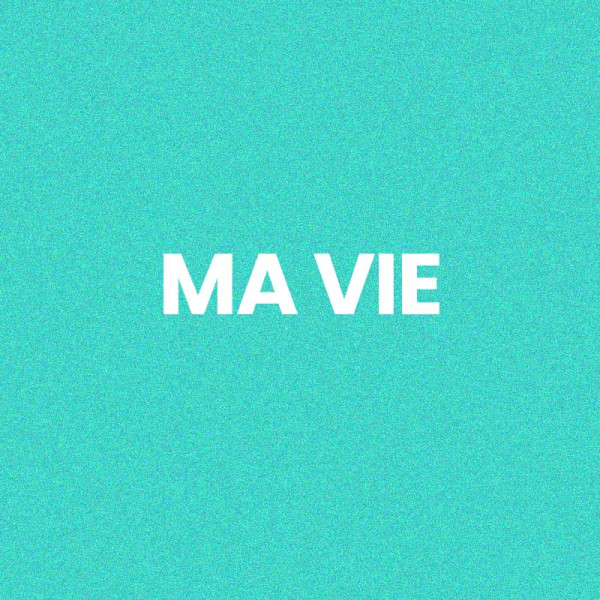 Chaussettes à paillettes turquoises tuftées « MA VIE » – Pointure 36-42 – STC