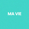 Chaussettes à paillettes turquoises tuftées « MA VIE » – Pointure 36-42 – STC