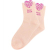 Chaussettes à paillettes roses tuftées « Sexy bitch » – Pointure 36-42 – STC
