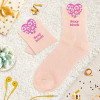 Chaussettes à paillettes roses tuftées « Sexy bitch » – Pointure 36-42 – STC