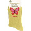Chaussettes à paillettes jaunes tuftées « CANON » – Pointure 36-42 – STC