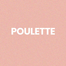 Chaussettes à paillettes roses tuftées « Poulette » – Pointure 36-42 – STC