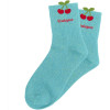 Chaussettes à paillettes bleues tuftées « Unique » – Pointure 36-42 – STC