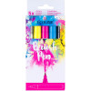 Coffret Ecoline Primary de 5 Brush Pens Royal Talens avec trois couleurs de base, un noir et un blender.
