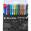 Set de 12 stylos gel Moonlight 06 – trait de 0,35 mm