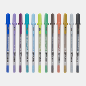 Set de 12 stylos gel Moonlight 06 – trait de 0,35 mm