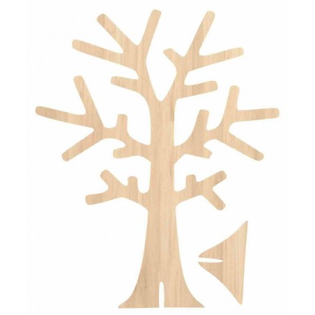photo-Arbre - Bois - A décorer - Décoration - 22 x 18 cm