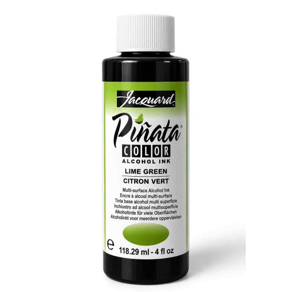 Encre à alcool Piñata Jacquard – Citron vert Lime Green n°021 – 118 ml