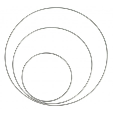 photo-Cercles - Anneaux - Pour faire des attrapes-rêves - 3 tailles - Métal