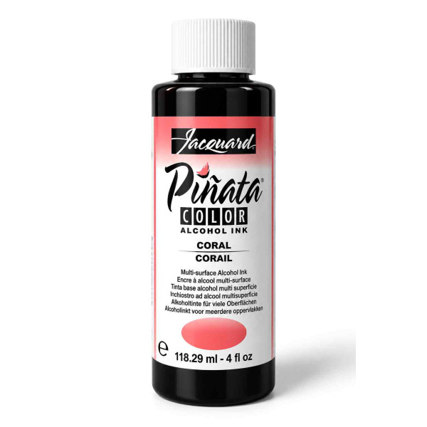 Encre à alcool Piñata Jacquard – Corail Coral n°008 – 118 ml