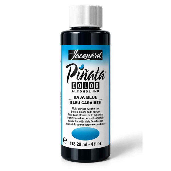 Encre à alcool Piñata Jacquard – Bleu Caraïbes n°019 – 118 ml