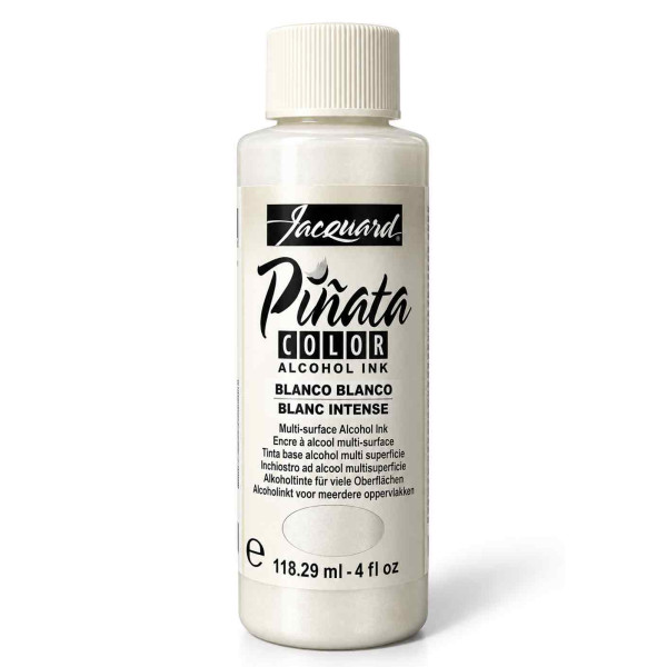 Encre à alcool Piñata Jacquard – Blanc intense n°030 – 118 ml