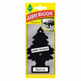 Sapin magique - Désodorisant pour voiture - Fraicheur - Black ice - Arbre magique