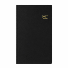 Agenda de chantier journalier 2027 Brepols Building – 1 jour par page – 17 x 10 cm – Noir
