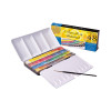 Boîte métal de 48 demi-godets d'aquarelle extra-fine au miel Sennelier