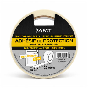 Ruban adhésif de masquage 25 mm x 25 m – AMT AD02