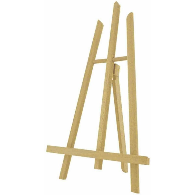 photo-Petit chevalet de table - Bois naturel - A décorer - 38x21cm