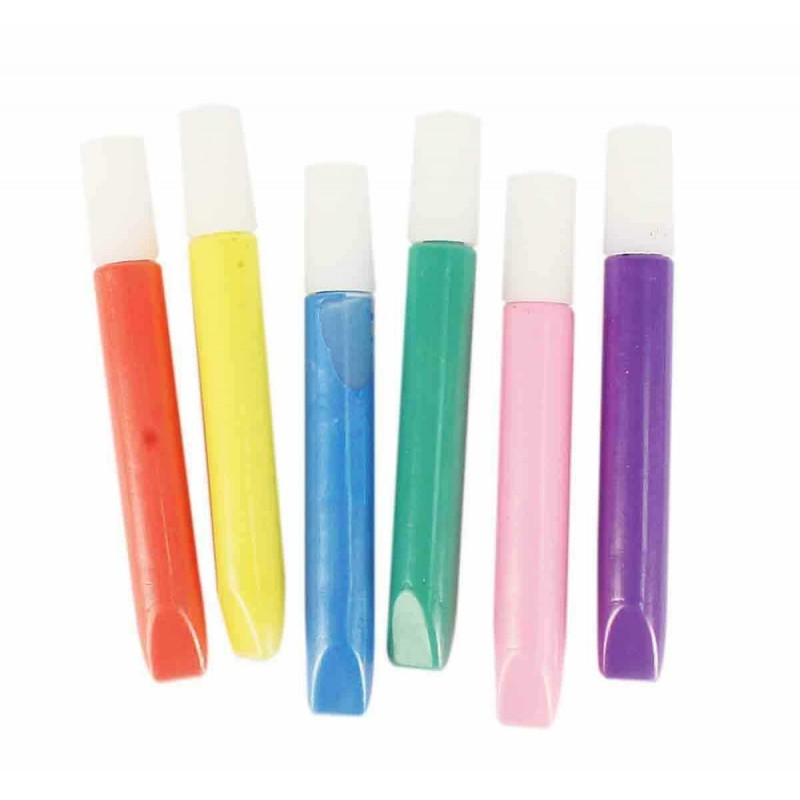 6 STYLOS PEINTURE 3D COULEURS NACRÉES - JOVI